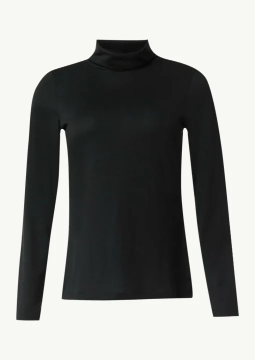 Slim-Fit-Longsleeve mit Turtleneck