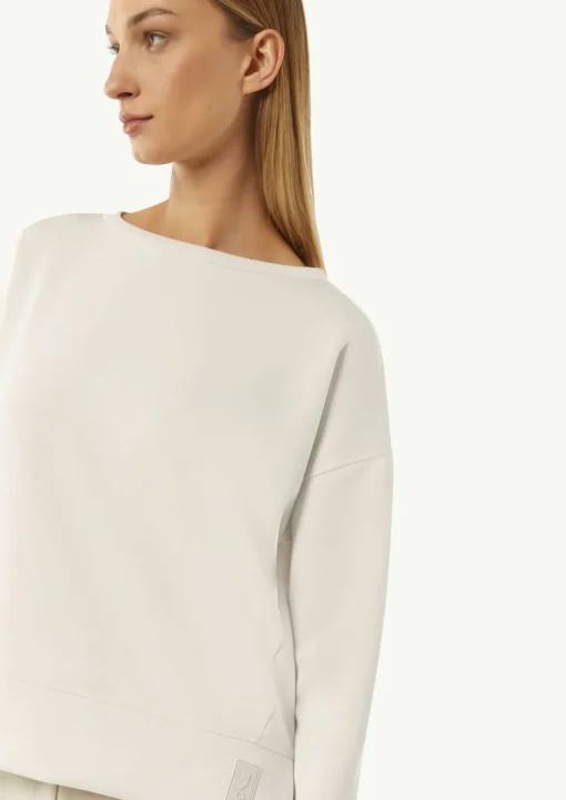 Softes Sweatshirt mit seitlichen Schlitzen