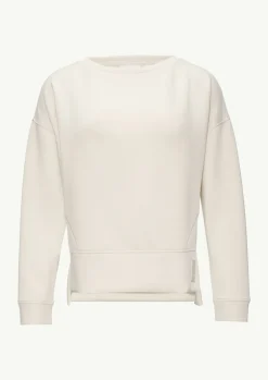 Softes Sweatshirt mit seitlichen Schlitzen
