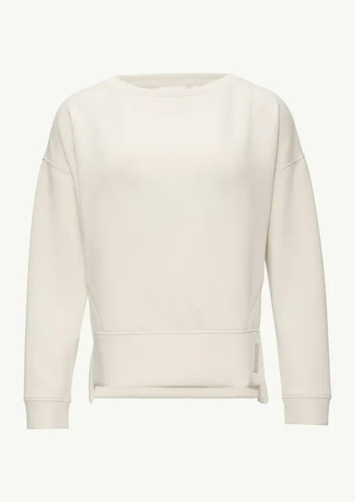 Softes Sweatshirt mit seitlichen Schlitzen