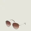 Sonnenbrille in runder Form