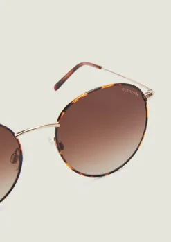 Sonnenbrille in runder Form