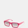 Sonnenbrille mit Statement-Rahmen