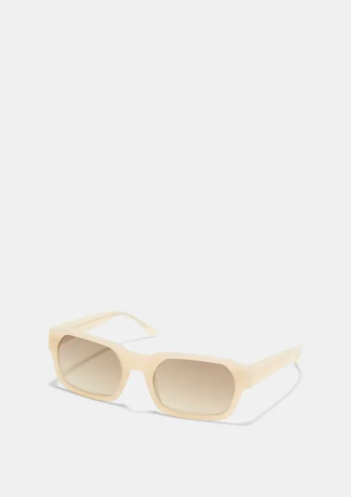 Sonnenbrille mit Umrandung in Perlmutt-Optik