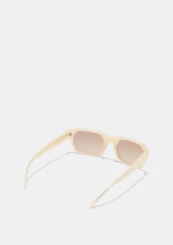Sonnenbrille mit Umrandung in Perlmutt-Optik