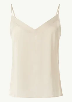 Spaghetti-Träger-Top aus Satin