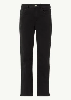 Straight-Leg-Jeans aus Baumwollstretch
