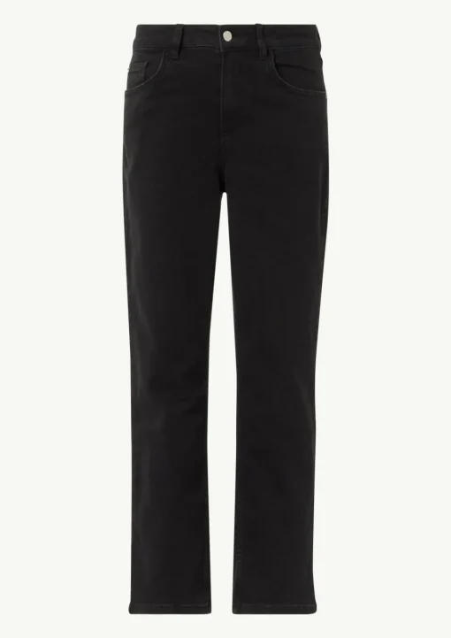 Straight-Leg-Jeans aus Baumwollstretch