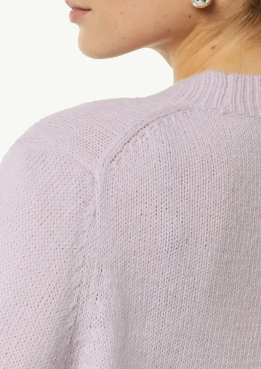 Strickjacke mit Zopf-Detail