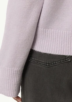 Strickjacke mit Zopf-Detail