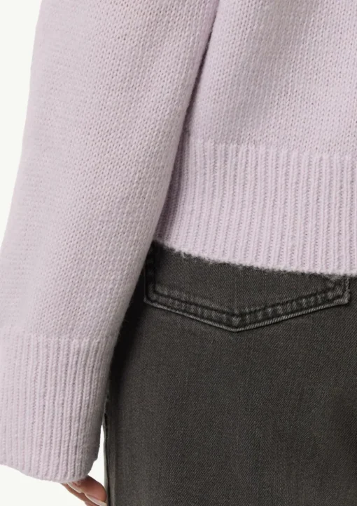 Strickjacke mit Zopf-Detail