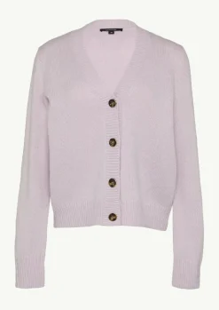 Strickjacke mit Zopf-Detail