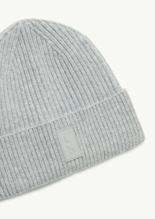 Strickmütze mit Glitzergarn