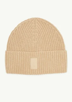 Strickmütze mit Label-Patch