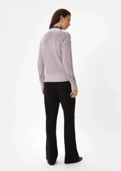 Strickpullover aus Baumwollmix