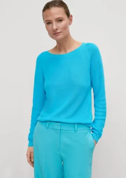 Strickpullover aus Lyocellmix