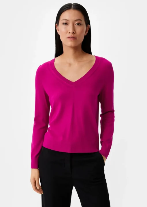 Strickpullover aus Viskosemix