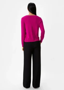 Strickpullover aus Viskosemix