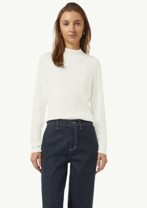 Strickpullover mit feinem Strukturmuster