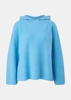 Strickpullover mit Kapuze