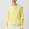 Strickpullover mit Label-Patch