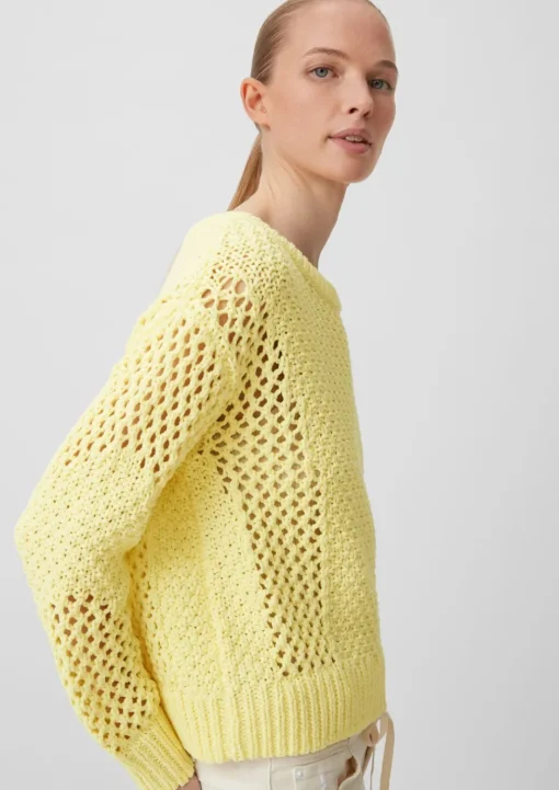 Strickpullover mit Label-Patch
