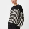 Strickpullover mit Logo-Applikation