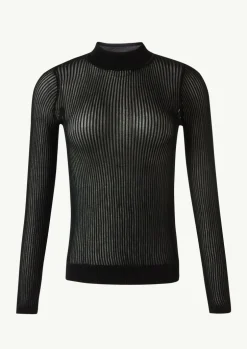 Strickpullover mit Rippstruktur