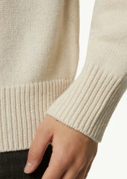 Strickpullover mit Troyer-Kragen