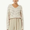 Strickpullover mit zarten Pailletten