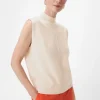 Stricktop mit Kaschmir und leichten Schulterpolstern