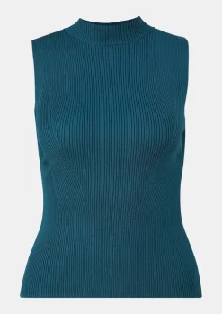 Stricktop mit Rippstruktur