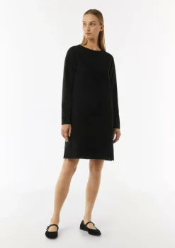 Strukturiertes Jersey-Kleid