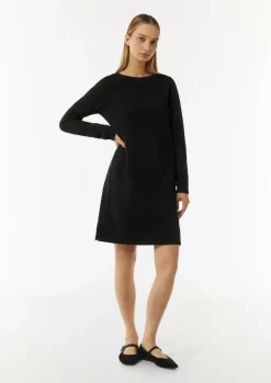 Strukturiertes Jersey-Kleid