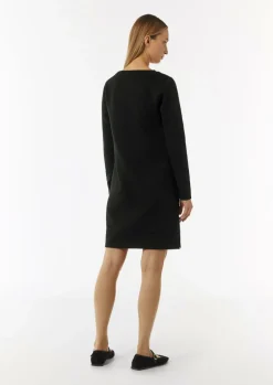 Strukturiertes Jersey-Kleid