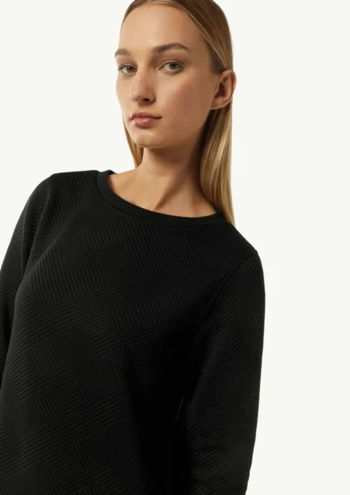 Strukturiertes Jersey-Kleid
