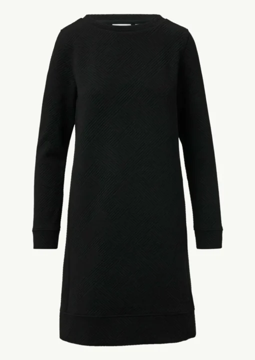 Strukturiertes Jersey-Kleid