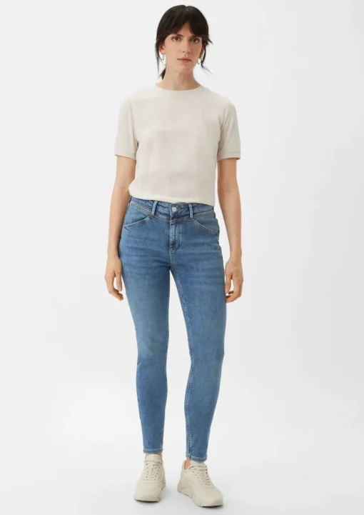 Superskinny-Jeans mit verkürztem Bein