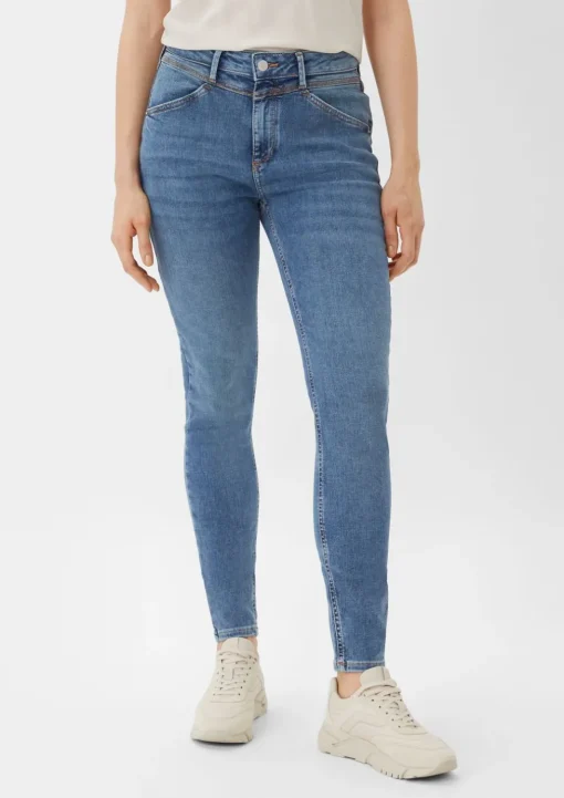 Superskinny-Jeans mit verkürztem Bein