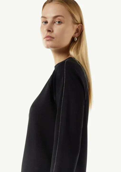 Sweatshirt aus Jersey mit Schmuck-Detail
