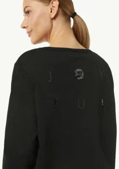 Sweatshirt mit Artwork und Rippbündchen