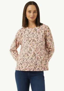 Sweatshirt mit floralem Muster