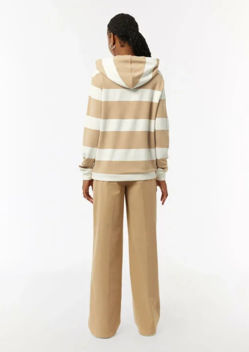 Sweatshirt mit Kapuze und Blockstreifen