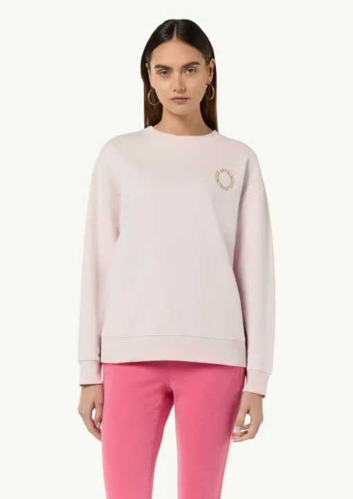 Sweatshirt mit Rückenstickerei