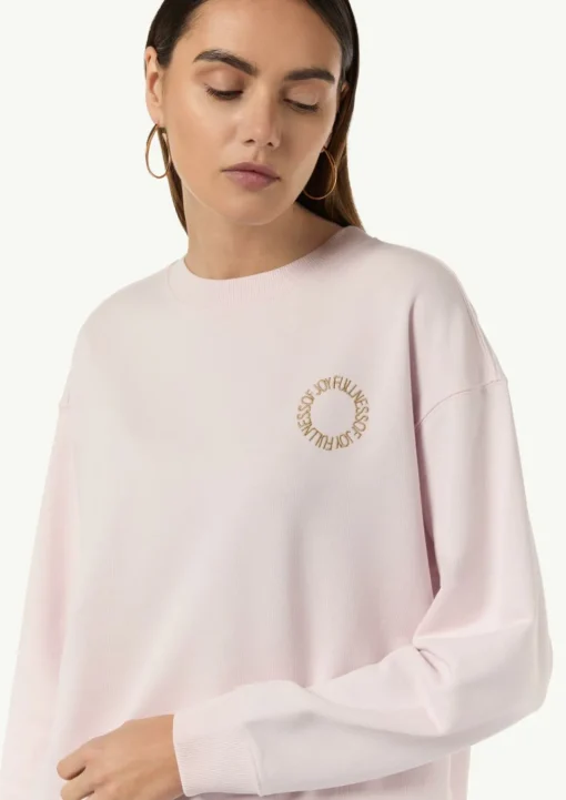 Sweatshirt mit Rückenstickerei