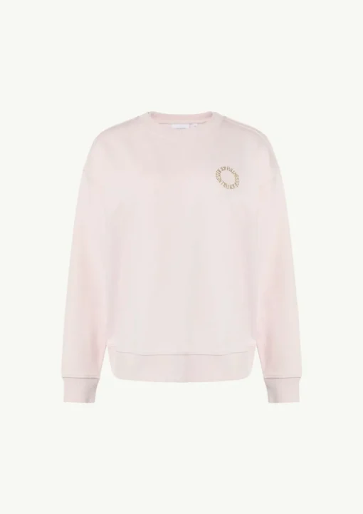 Sweatshirt mit Rückenstickerei