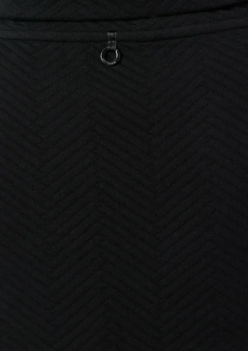 Sweatshirt mit Rollkragen und Strukturmuster