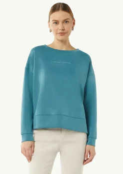 Sweatshirt mit Schmucksteinen