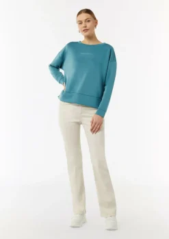 Sweatshirt mit Schmucksteinen