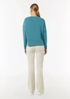 Sweatshirt mit Schmucksteinen